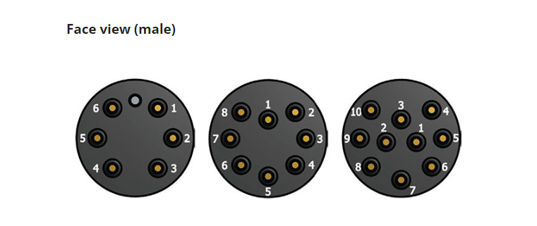 Подводный соединитель AT8M с 8 контактами